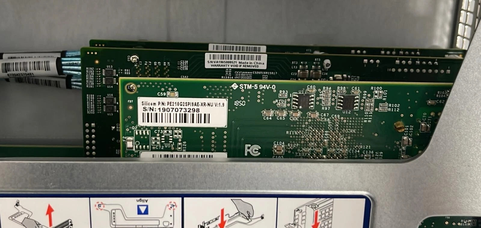 Nutanix NXS2U1NL12G600 Server Board SuperMicro X11DPU-6G-NI22 W/ Xeon Gold 6154