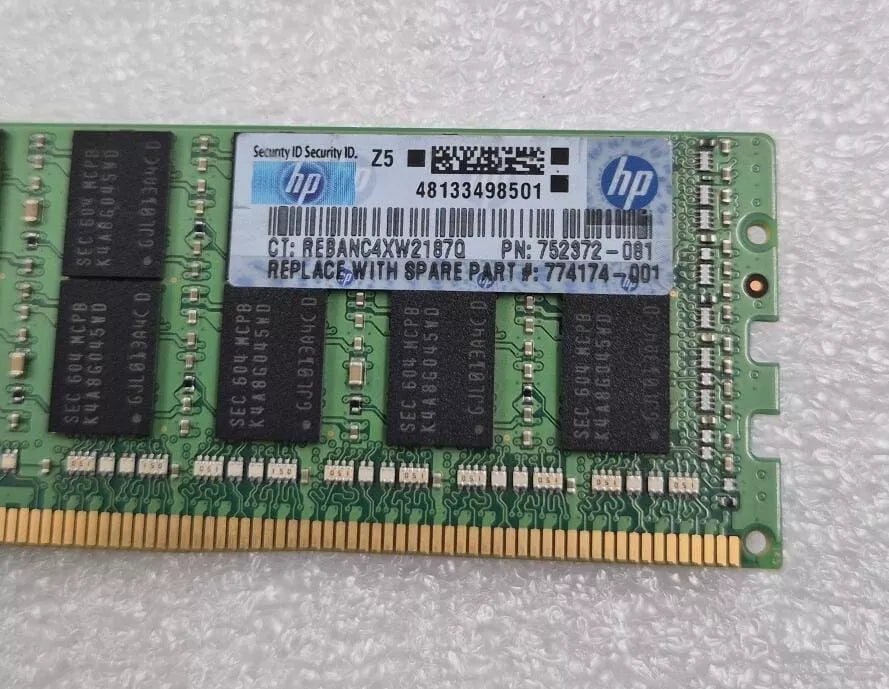 [LOT 8] SAMSUNG 32GB 4DRx4 PC4-2133P M386A4G40DM0-CPB2Q DDR4 RAM HP 752372-081