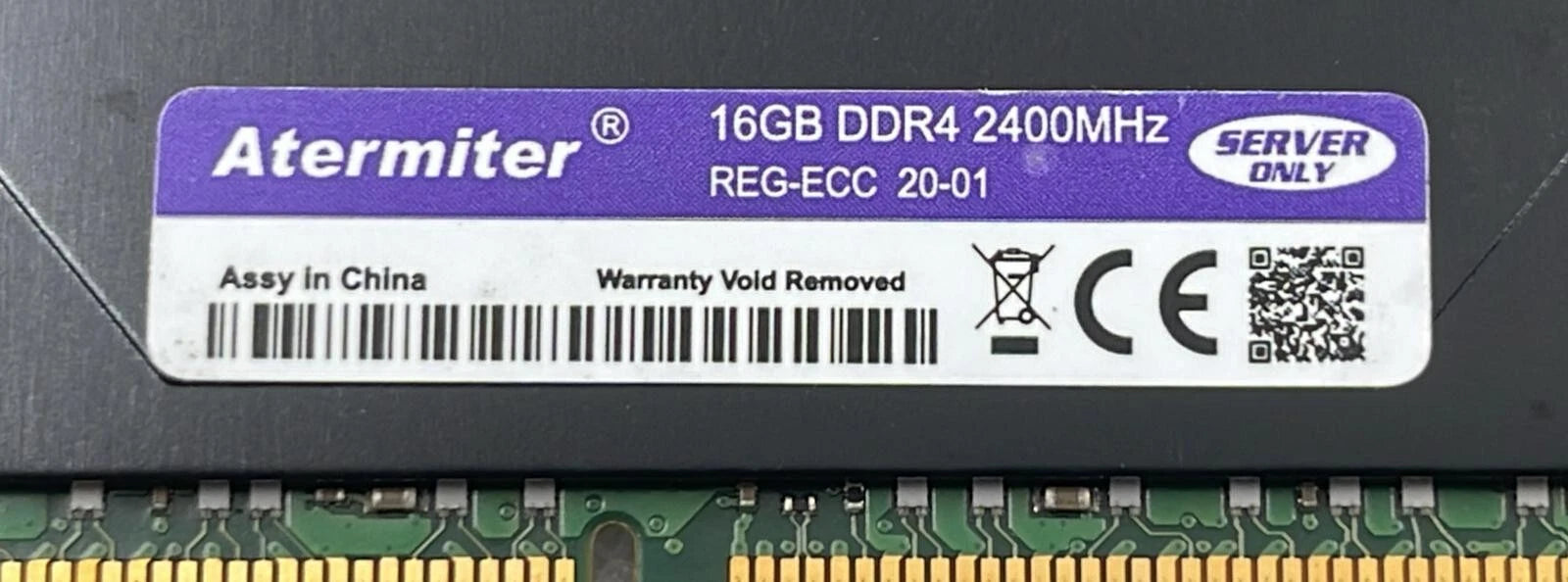 [LOT 4 PCS] Atermiter 16GB DDR4 2400MHז REG-ECC Server Memory RAM