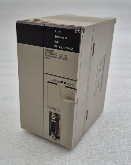 Omron SYSMAC CS1G-CPU42-E PLC main control unit front view