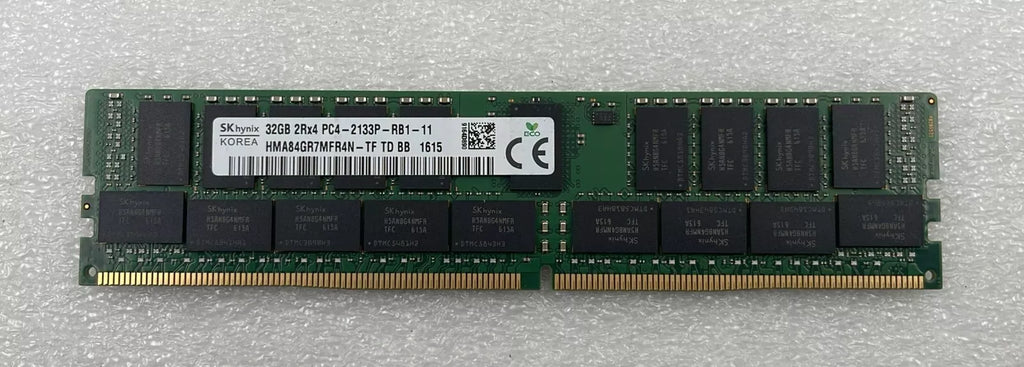 [LOT 8 PCS] SK Hynix 32GB 2Rx4 PC4-2133P-RB1 HMA84GR7MFR4N-TF Server Memory RAM