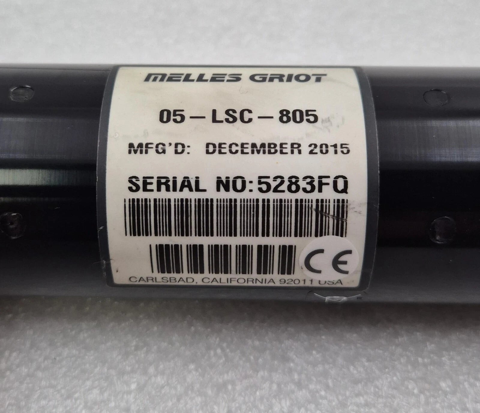 MELLES GRIOT 05-LSC-805 Laser Module (DEC 2015)