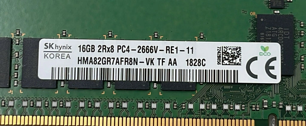 [LOT 6] SK Hynix 16GB 2Rx8 PC4-2666V DDR3 HMA82GR7AFR8N-VK Server Memory RAM