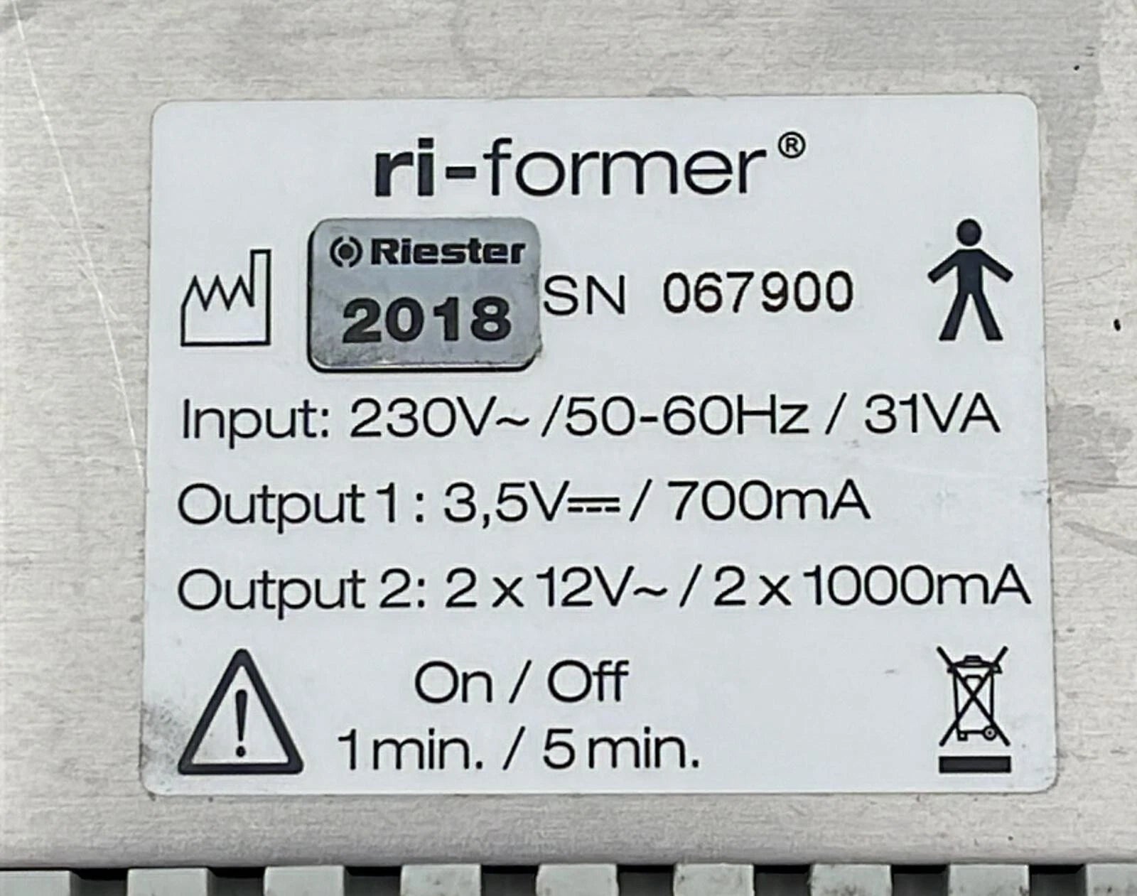 Riester ri-former Wall diagnostic unit one handle 230V