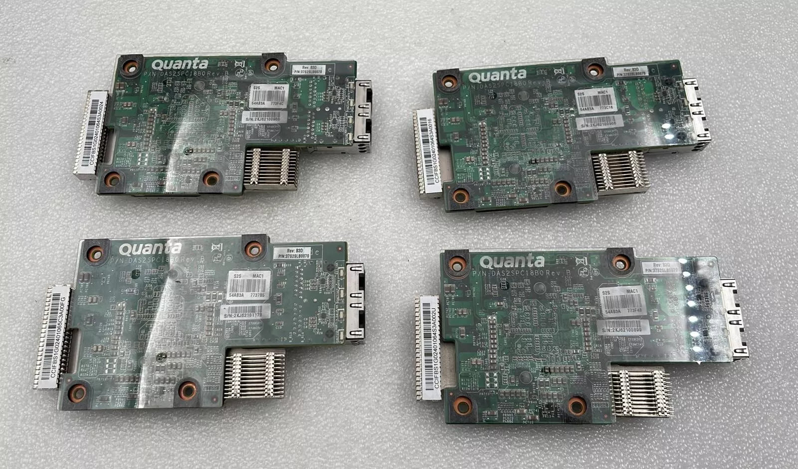[LOT 4] Quanta DAS2SPC18B0 37S2SLB0070 2-Ports Blade Server Network Card