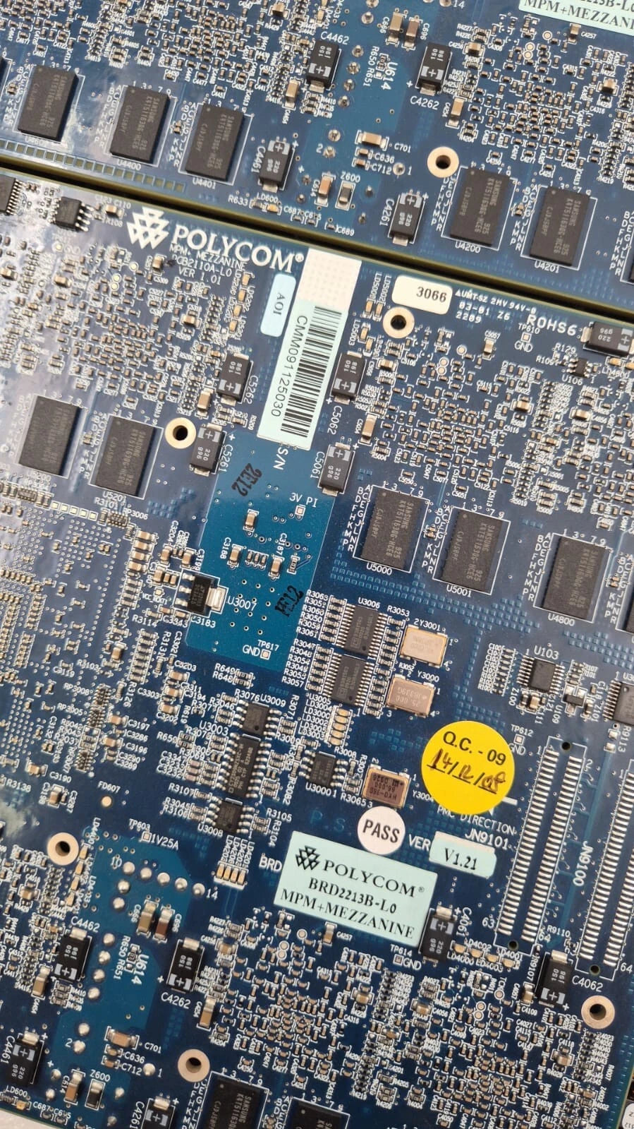 POLYCOM MPM+80 Real Presence Collaboration BRD2219A-L0 BRD2213B-L0 Server Module