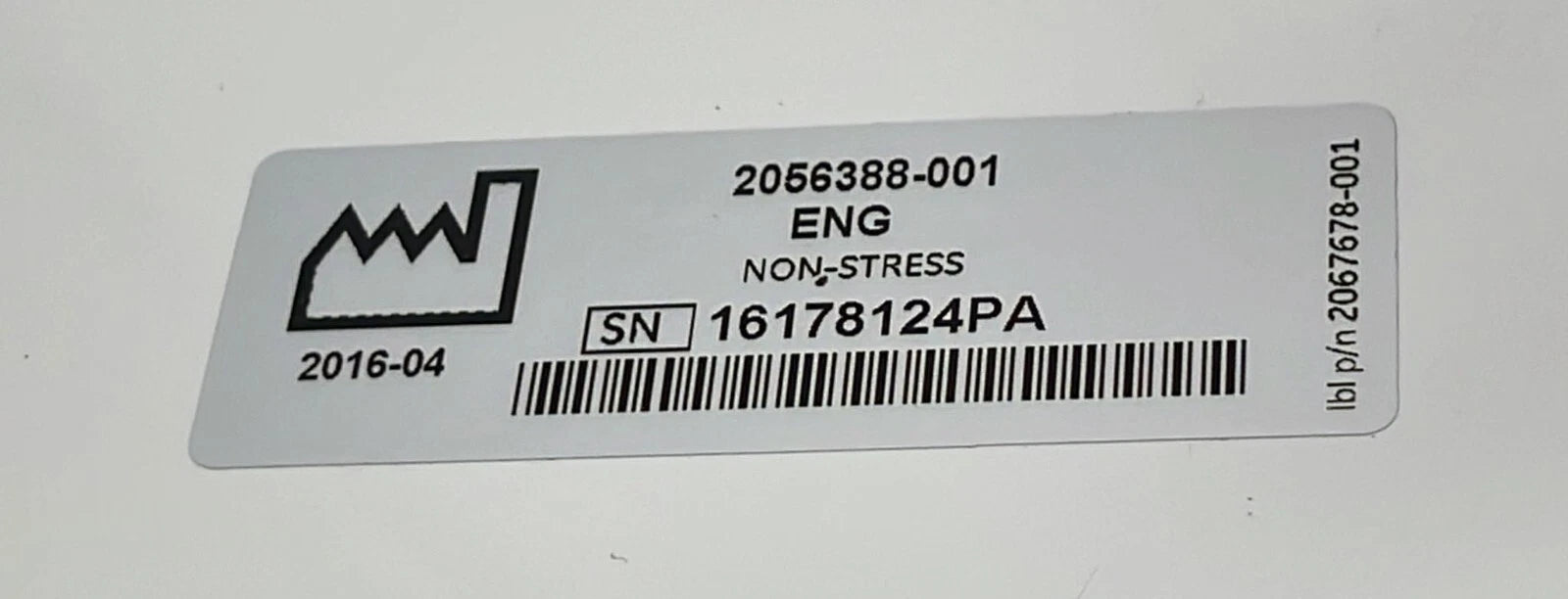 GE Healthcare MAC 2000 ECG EKG Machine analysis system 2056388-001 **AS IS
