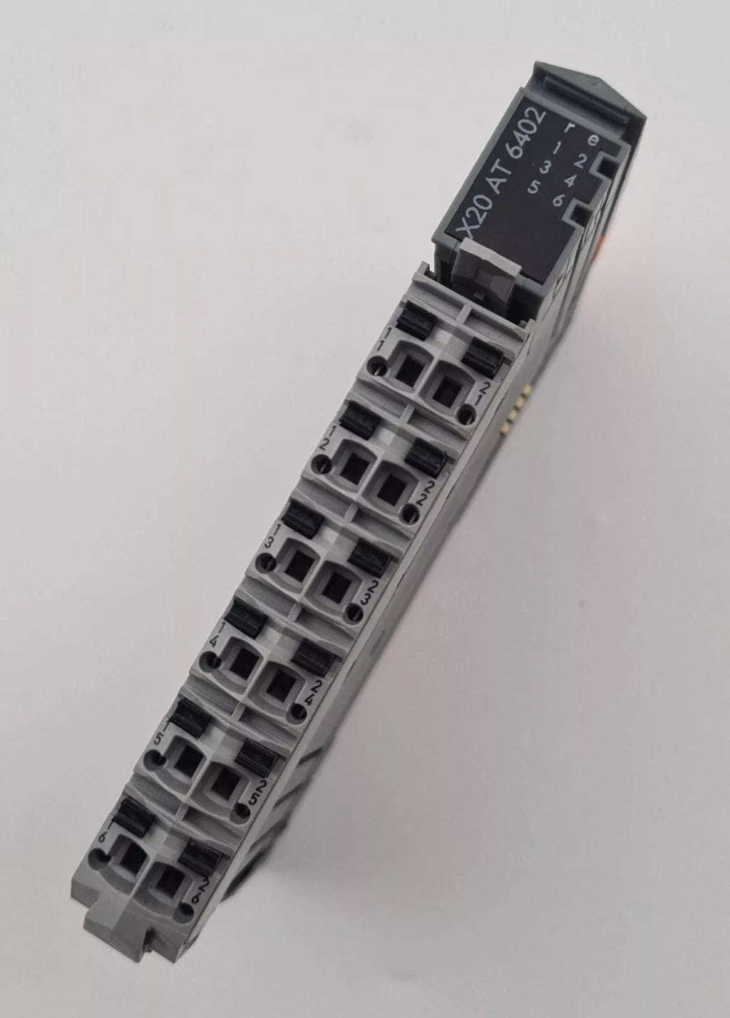 B&R X20 AT 6402 Digital PLC I/O Temperature Input Module W/ X20 BM 11 Base