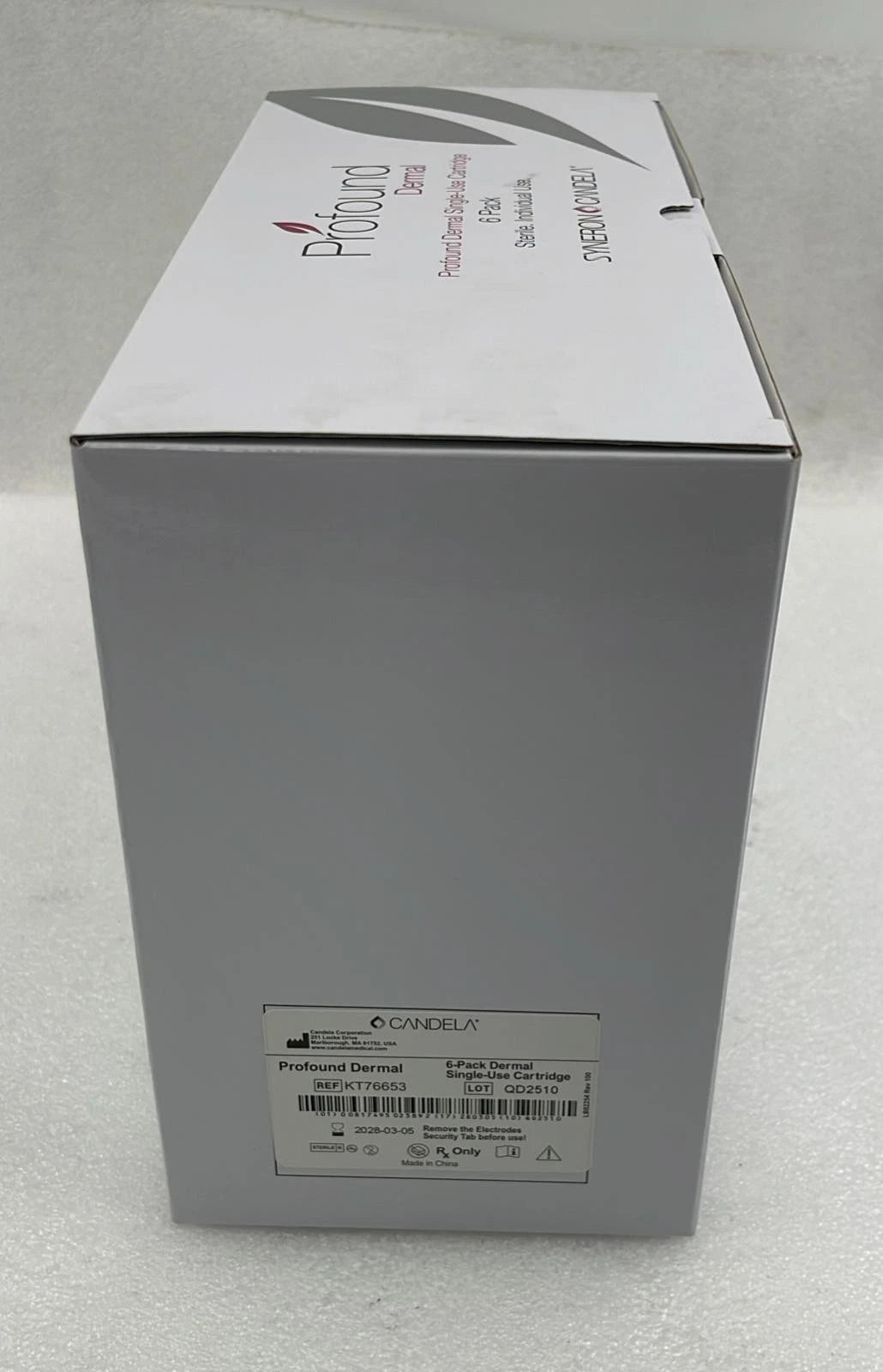 [6 PCS] Syneron Candela Profound Dermal Singal-Use Cartridge KT76653 Tip AS77795