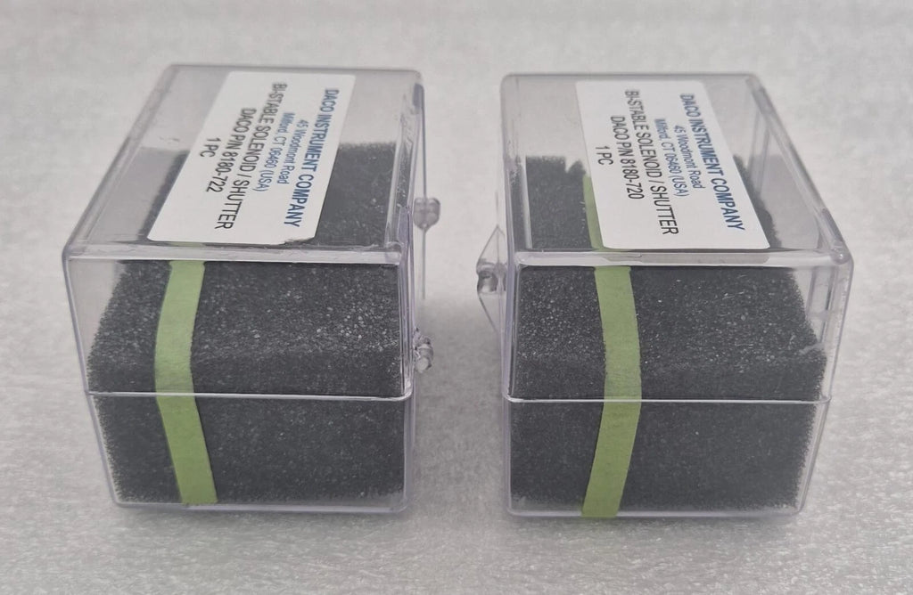 DACO Bi-Stable Solenoid Shutter Assembly P/N 8180-720 / 8180-722