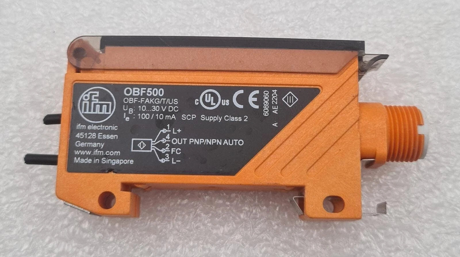 [LOT OF 4] IFM Photoelectric Sensor Fiber-Optic Amplifier OBF500 OBF-FAKG/T/US