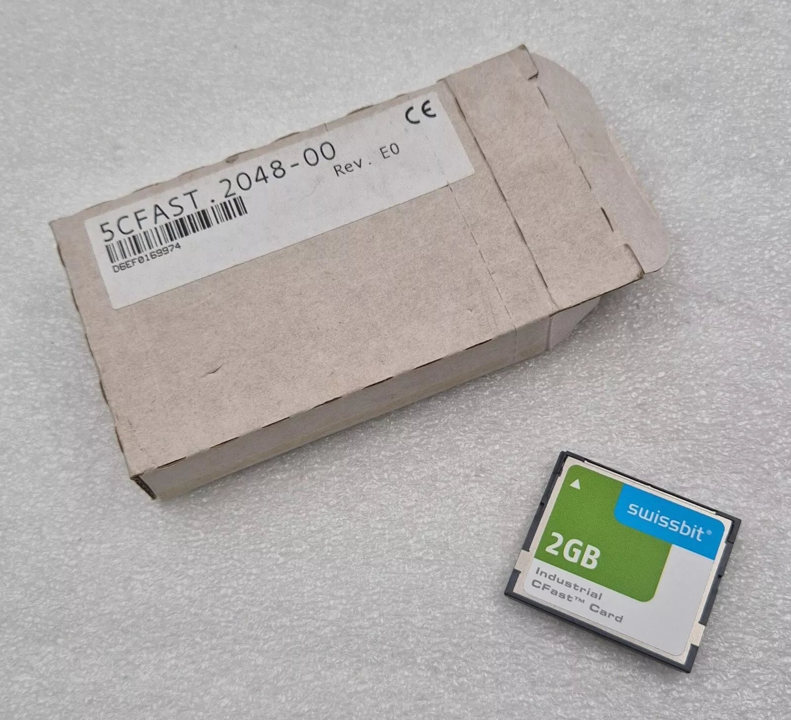 NEW - swissbit 2GB Industrial CFast Card storage 5CFAST.2048-00 SFCA2048H1BV4TO