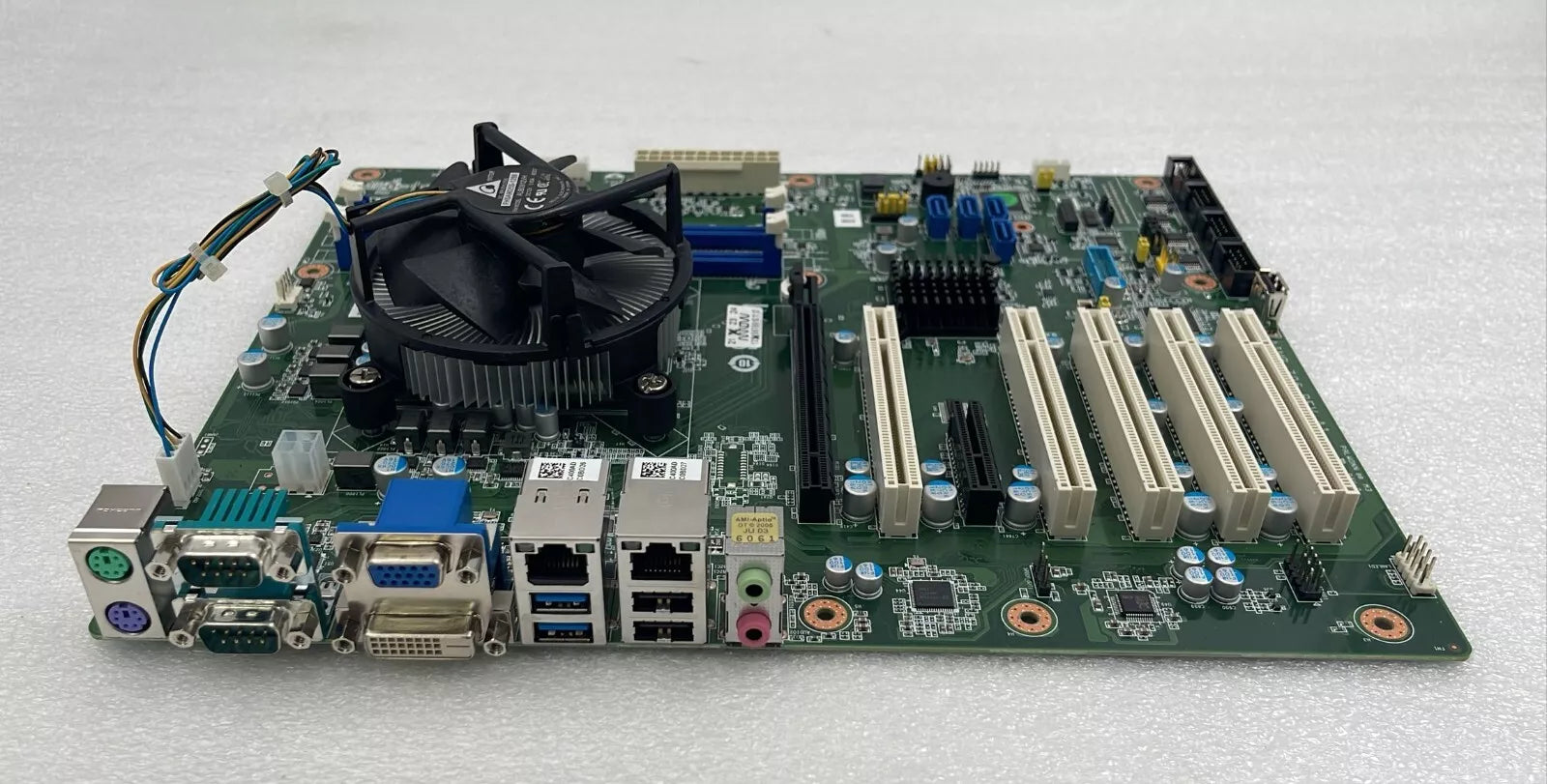 Advantech AIMB-706 Motherboard 19A1070602-01 With Fan & I/O Shield
