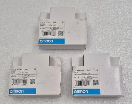 Omron H3DS-ML timing relay 24-48VDC lot of 3