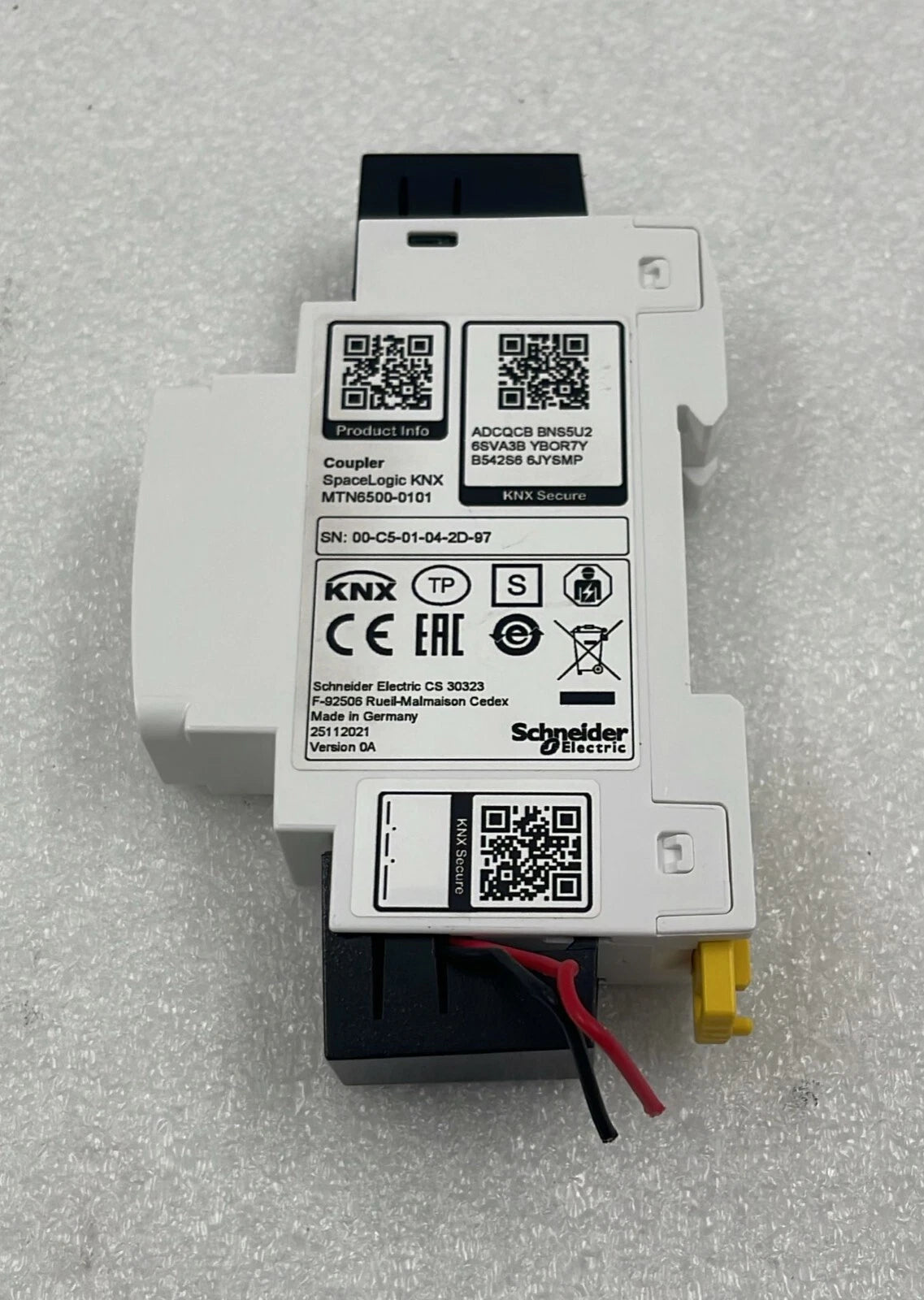 Schneider SpaceLogic KNX Coupler MTN6500-0101