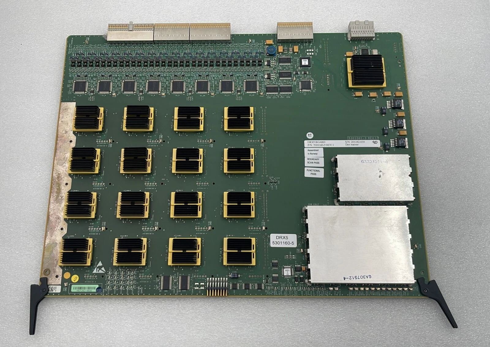 GE Vivid E9 DRX5 ultrasound board 5301160-5 front view