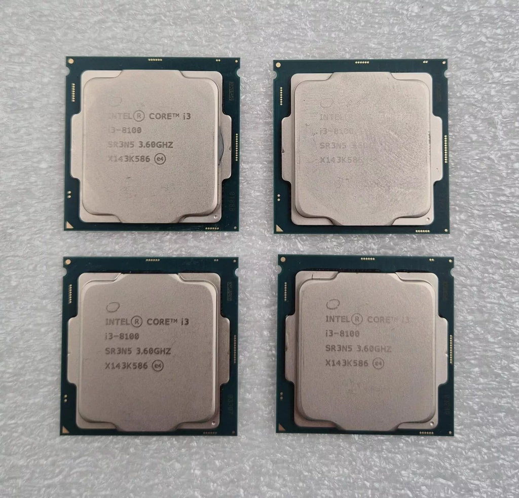 [LOT 4] Intel Core i3 i3-8100 SR3N5 CPU Processor Quad-Core 3.60GHz LGA 1151