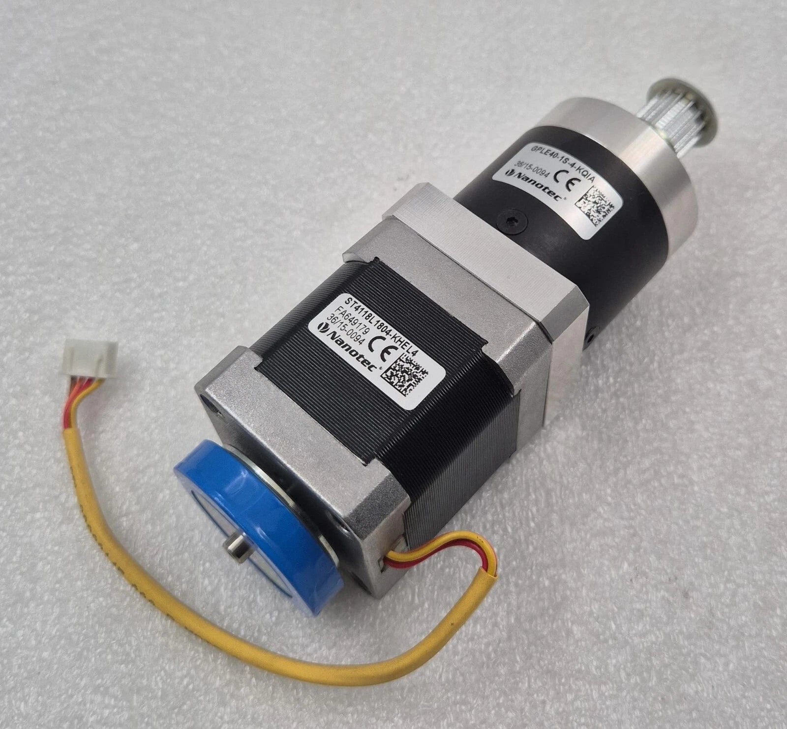 Nanotec ST4118L1804-KHEL4 Stepper Motor W/ GPLE40-1S-4-KQIA Planetary Gear