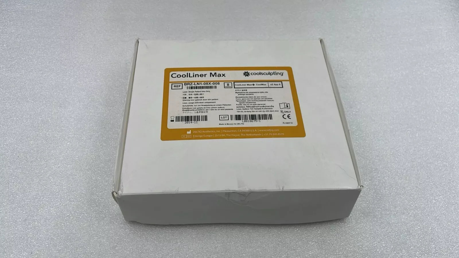 [LOT 9 PCS] Zeltiq Aesthetics CoolSculpting CoolLiner Max BRZ-LN1-08X-008