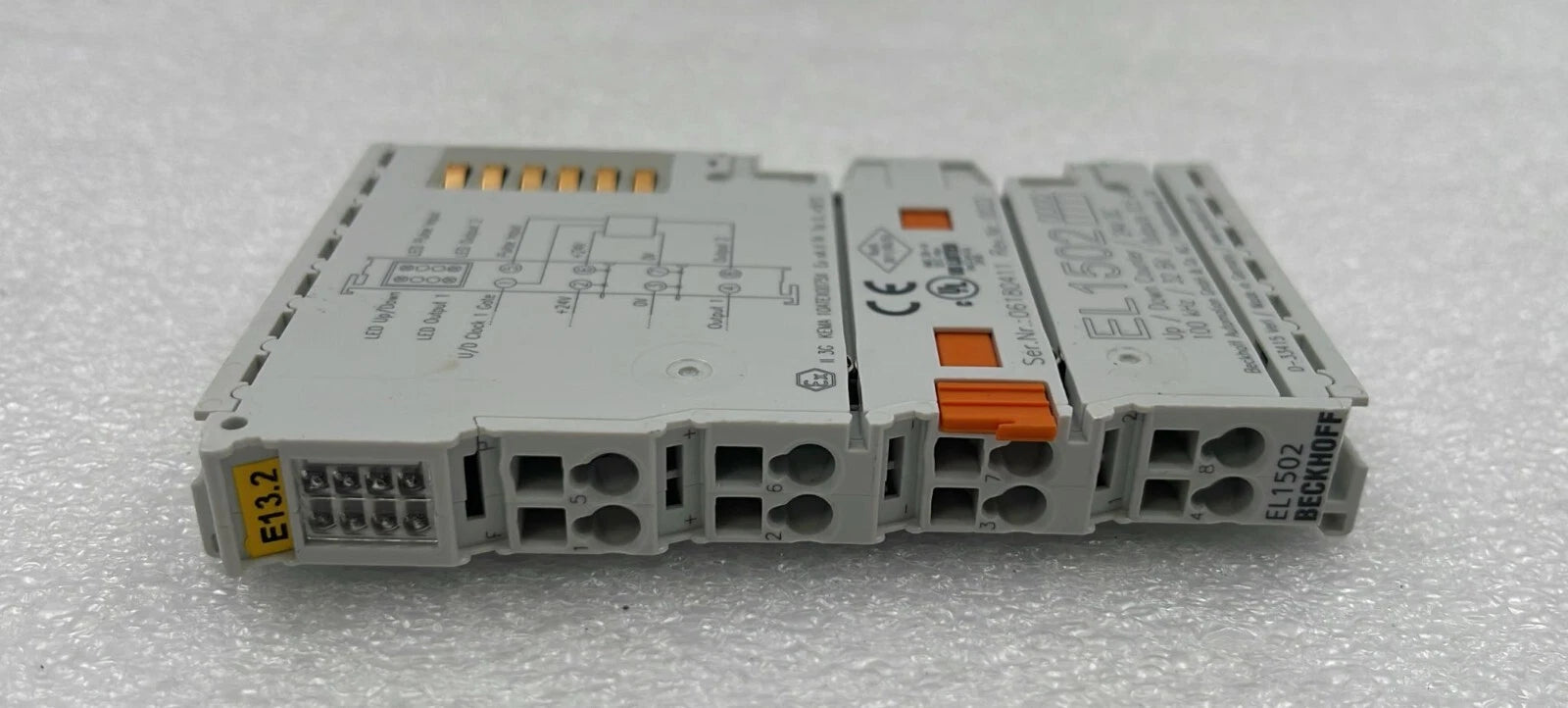 Beckhoff EL1502 EtherCAT 2-Channel Digital Output Terminal Module – 24V DC