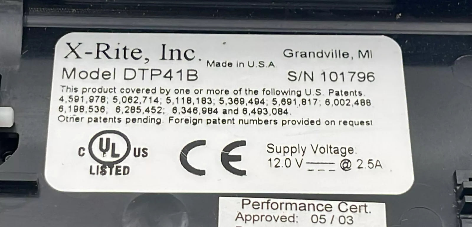 X-Rite Color DTP41B Autoscan Spectrophotometer