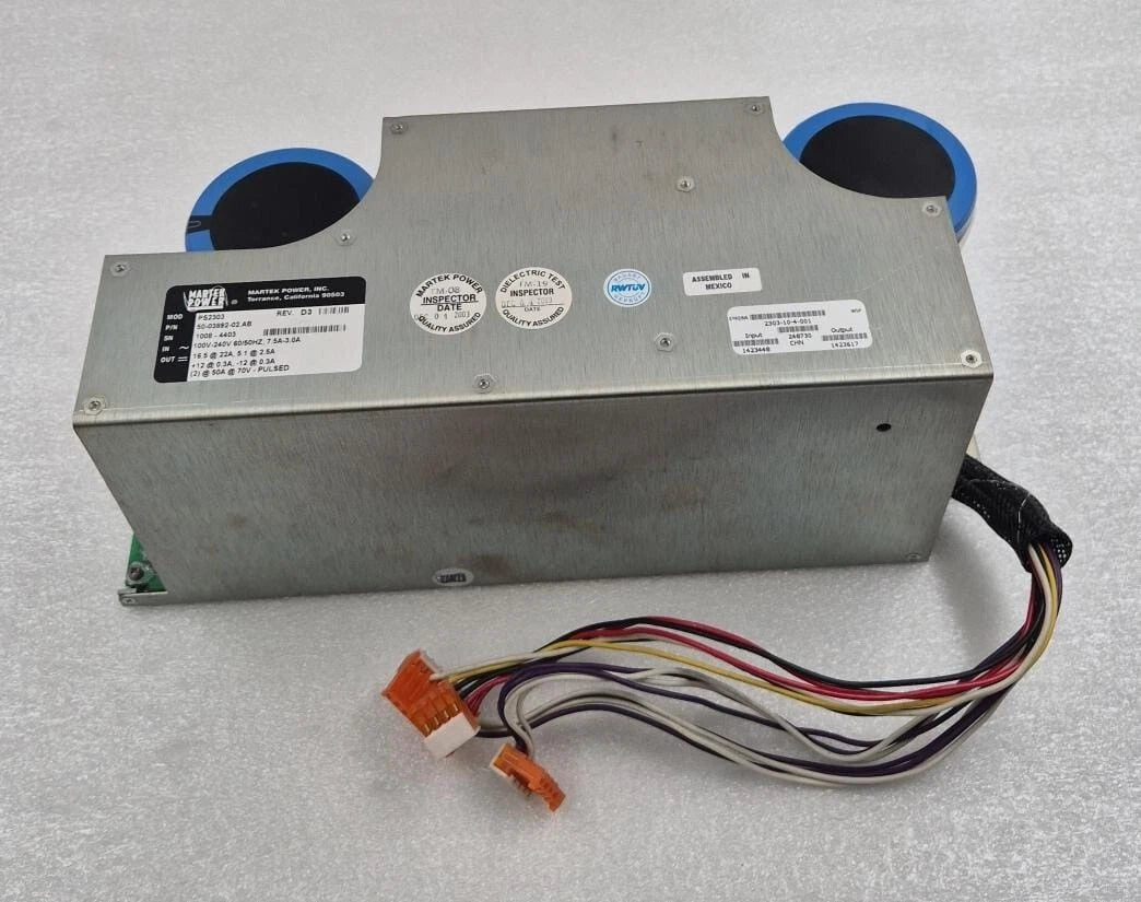 Martek Power PS2303 HVPS 50-03892-02.AB for Lumenis Lume One