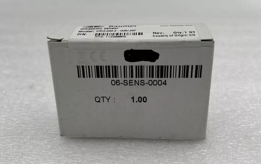 NEW SEALED - Baumer UR18.DA0.2-IAMJ.9SF Ultrasonic Sensor 11200640