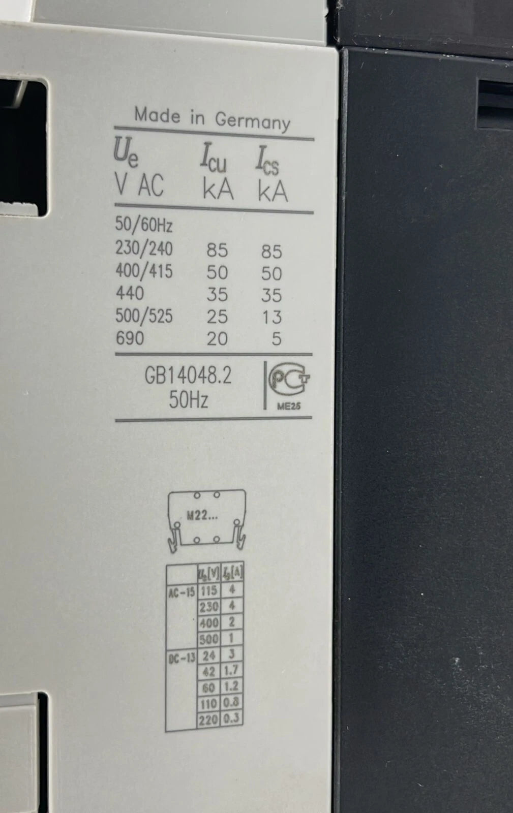 Moeller NZM3 Electronic Circuit Breaker 690v