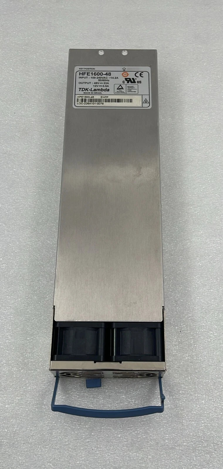 TDK-Lambda HFE1600-48 Power Supply 100-240VAc 14.2A