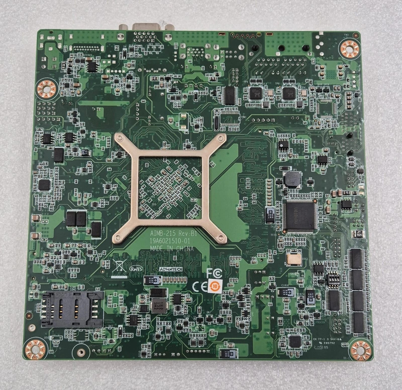 Advantech AIMB-215 AIMB-215D Industrial Control Motherboard AIMB215D1808U w/ I/O