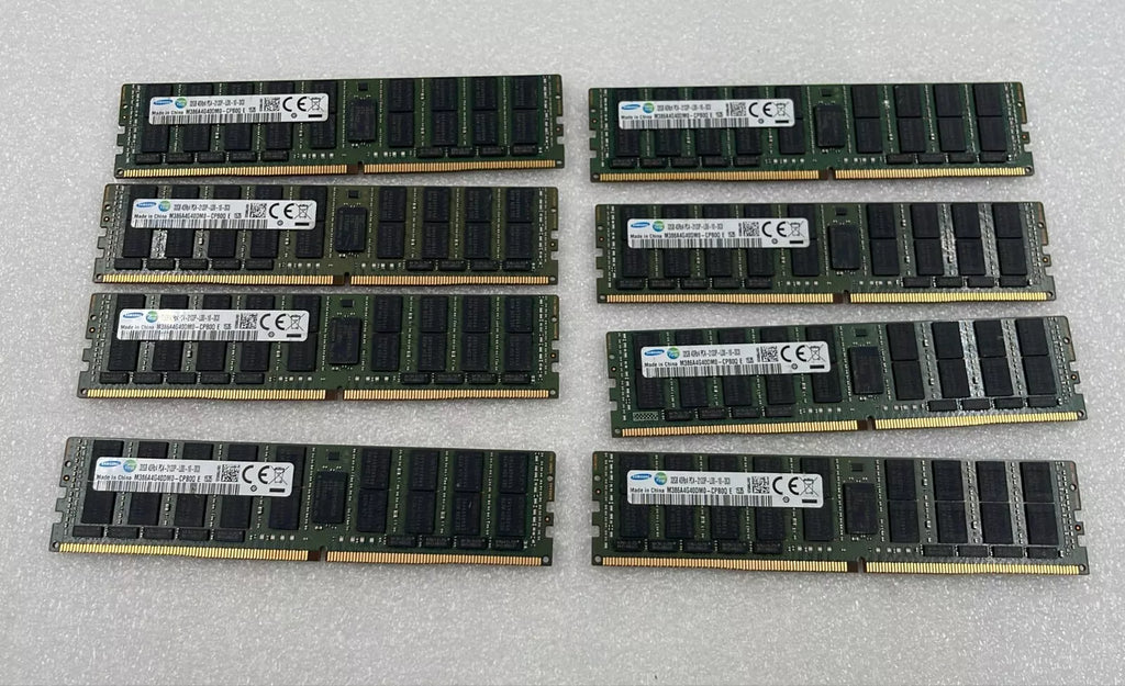 [LOT 8] SAMSUNG 32GB 4DRx4 PC4-2133P M386A4G40DM0-CPB0Q DDR4 Server Memory RAM