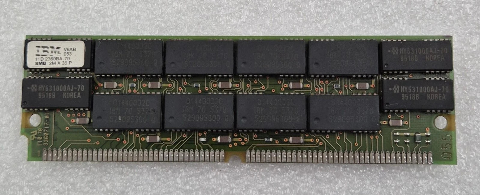 [LOT 4 PCS] IBM 11D2360BA-70 72PIN 2MX36 8MB MEMORY RAM SIMM