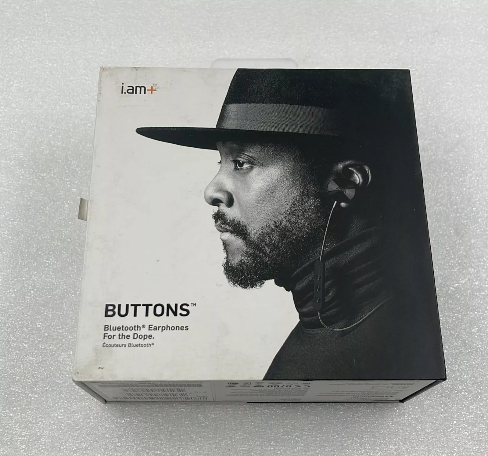 NEW** i.am+ BUTTONS Premium Wireless Bluetooth IAMEP2001BKBK