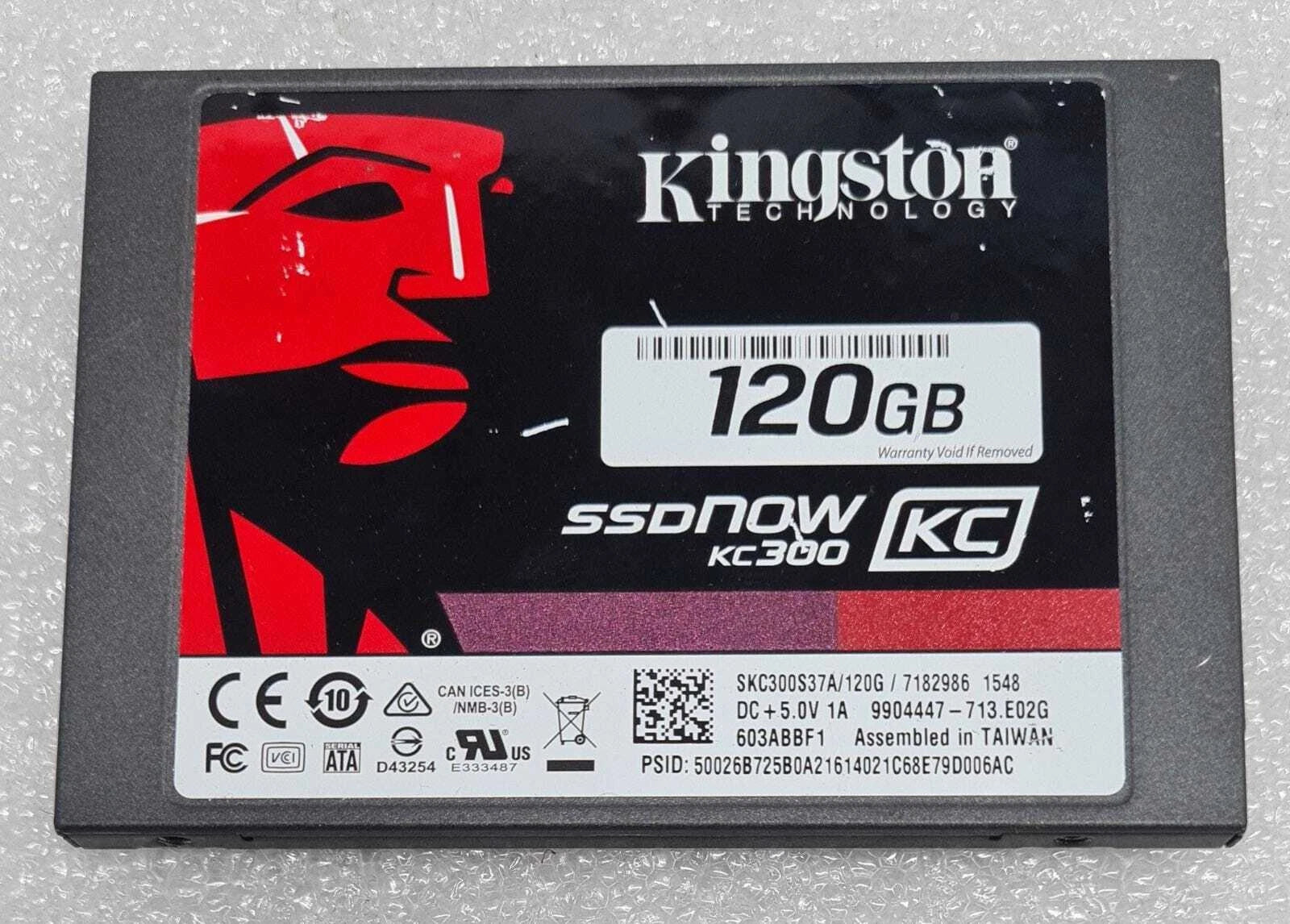 [LOT 3] Kingston SSDNOW KC300 120GB SATA Solid State Drive SSD SKC300S37A 120G