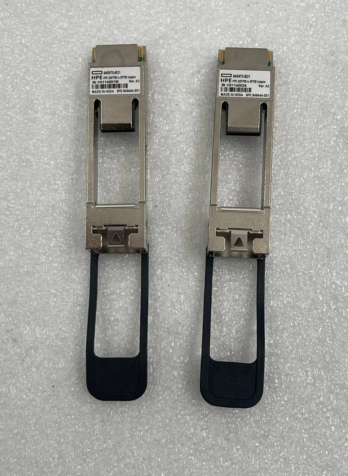 [LOT 2]  HPE 845970-B21 QSFP28 To SFP28 Fiber Optic Network Adapter 849444-001