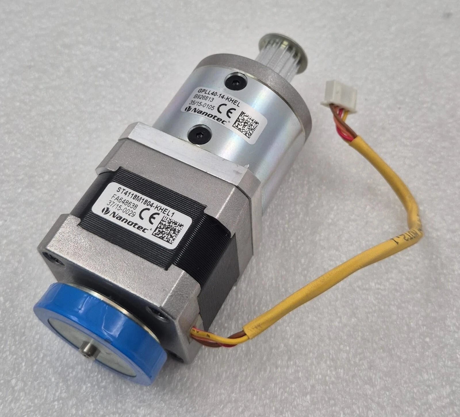 Nanotec ST4118M1804-KHEL1 Stepper Motor W/ GPLL40-14-KHEL Planetary Gear