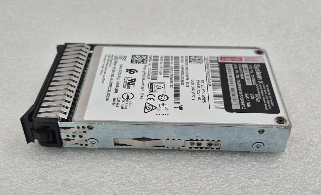 Lenovo System X 01GR905 01GR906 400GB SSD SAS 12Gb/s 2.5" HUSMR3240ASS201