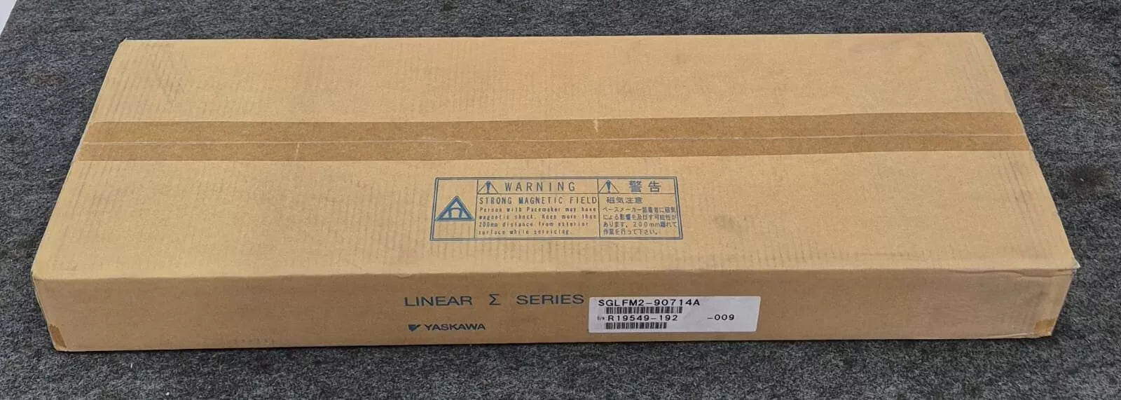 NEW SEALED - YASKAWA SGLFM2-90714A Linear Σ Series Magnetic Rail 714mm track