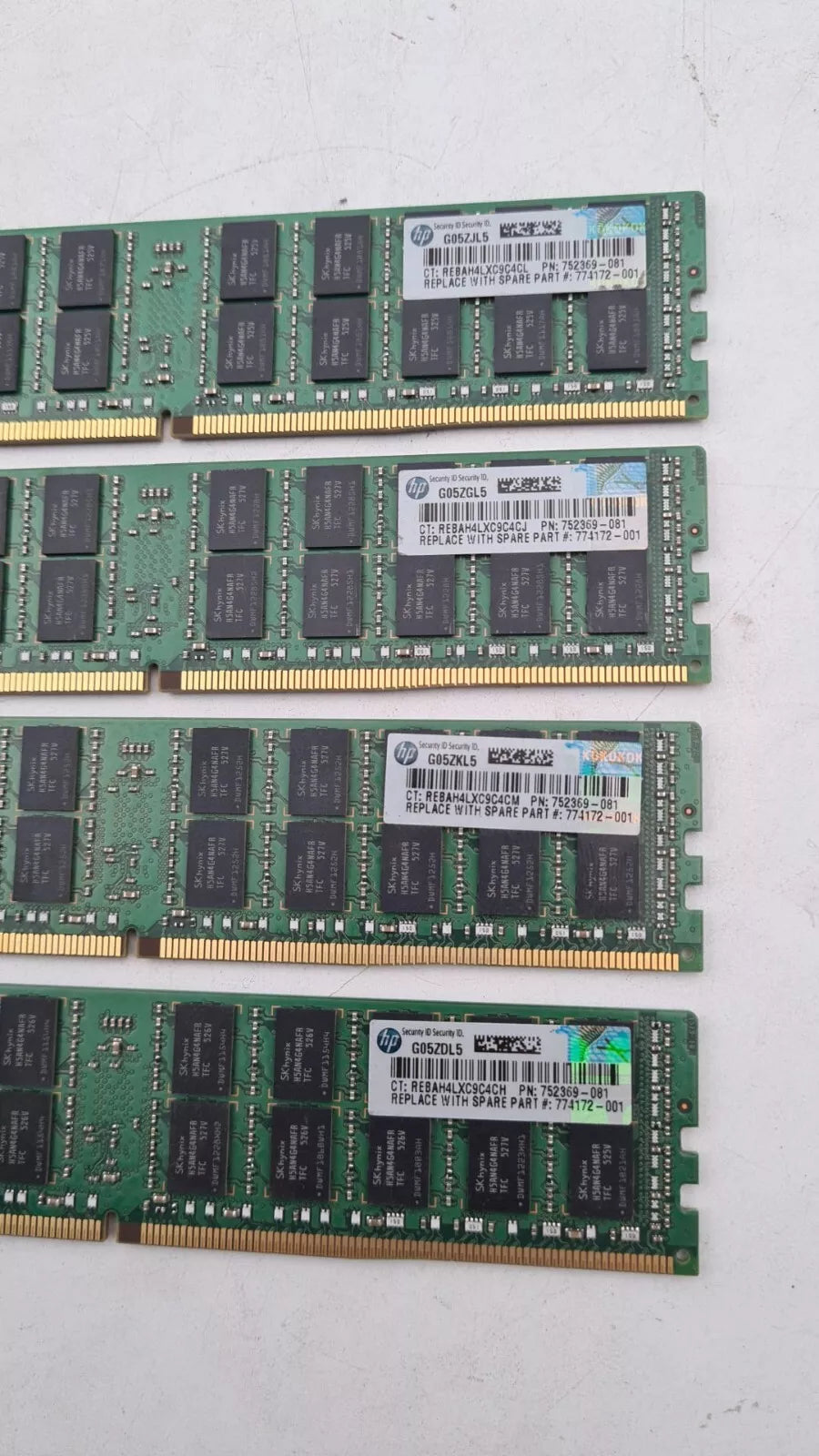 [LOT 8] SK hynix HMA42GR7AFR4N-TF 16GB 2Rx4 PC4-2133P ECC REG SERVER Memory RAM