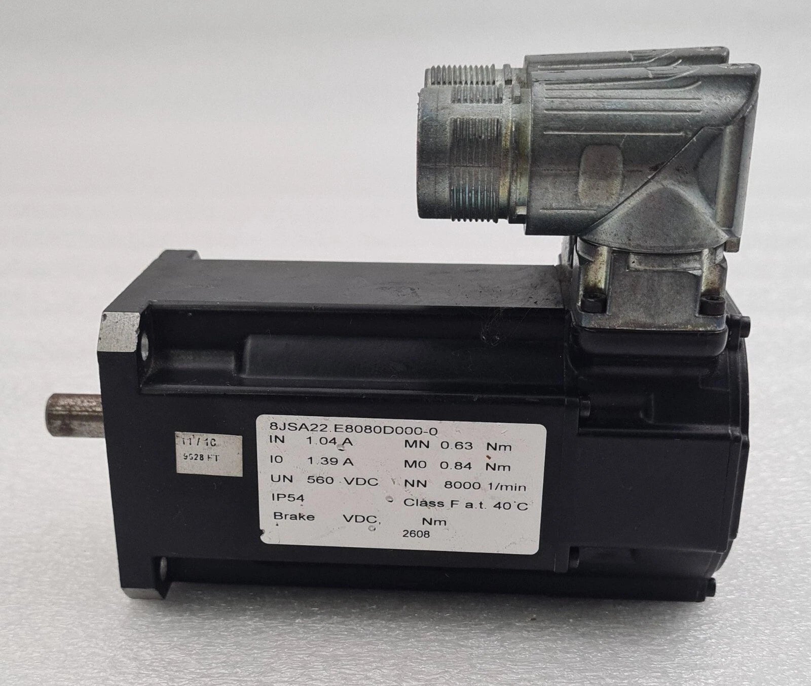 B&R Automation 8JSA22.E8080D000-0 Servo Motor 560VDC 8000rpm