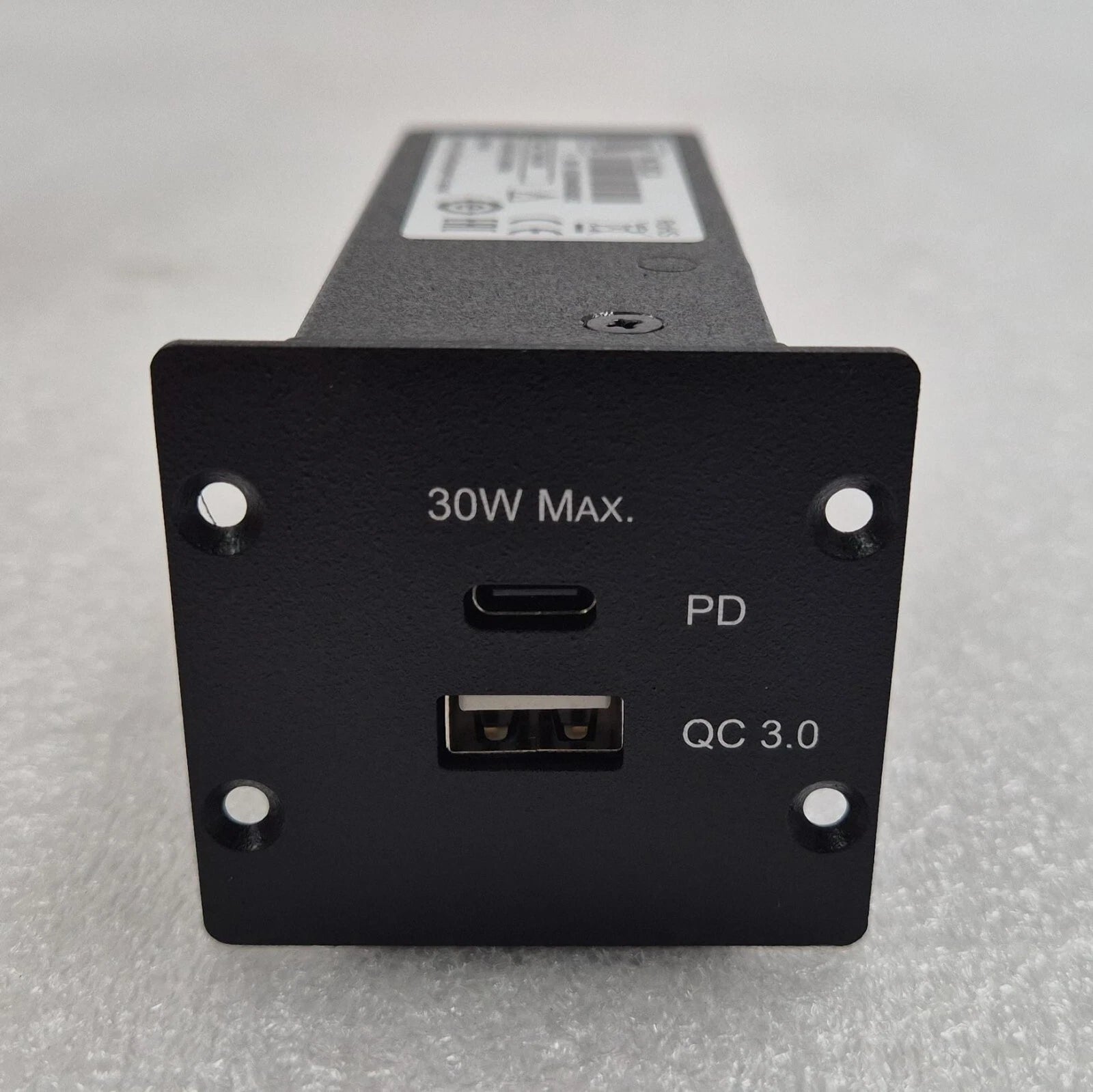 KRAMER W-2UCA(B) 80-00030590 Dual Insert USB Type A & C Charger **NEW**