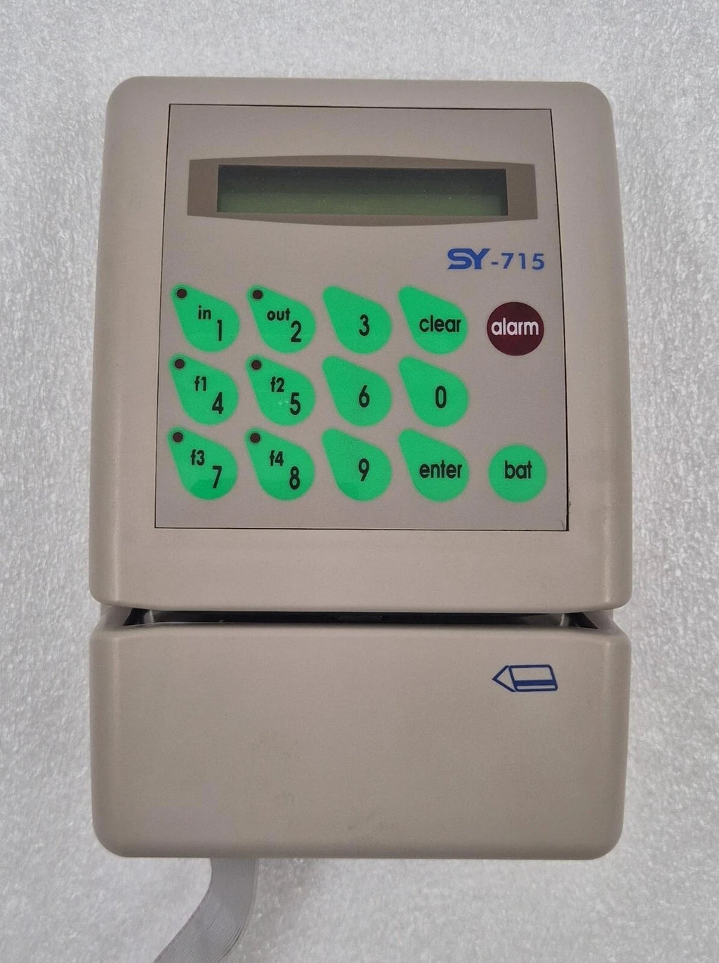 Synel SY-715 TIMELOG Time and Attendance Data Collection Card Reader