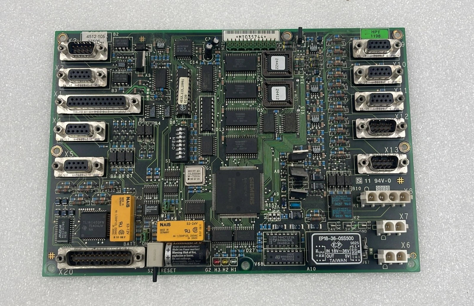 Philips 4512-108-07506 Bucky Diagnost Bucky Controller PCB