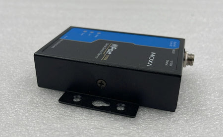 MOXA NPort 5150A-T serial device server angled view