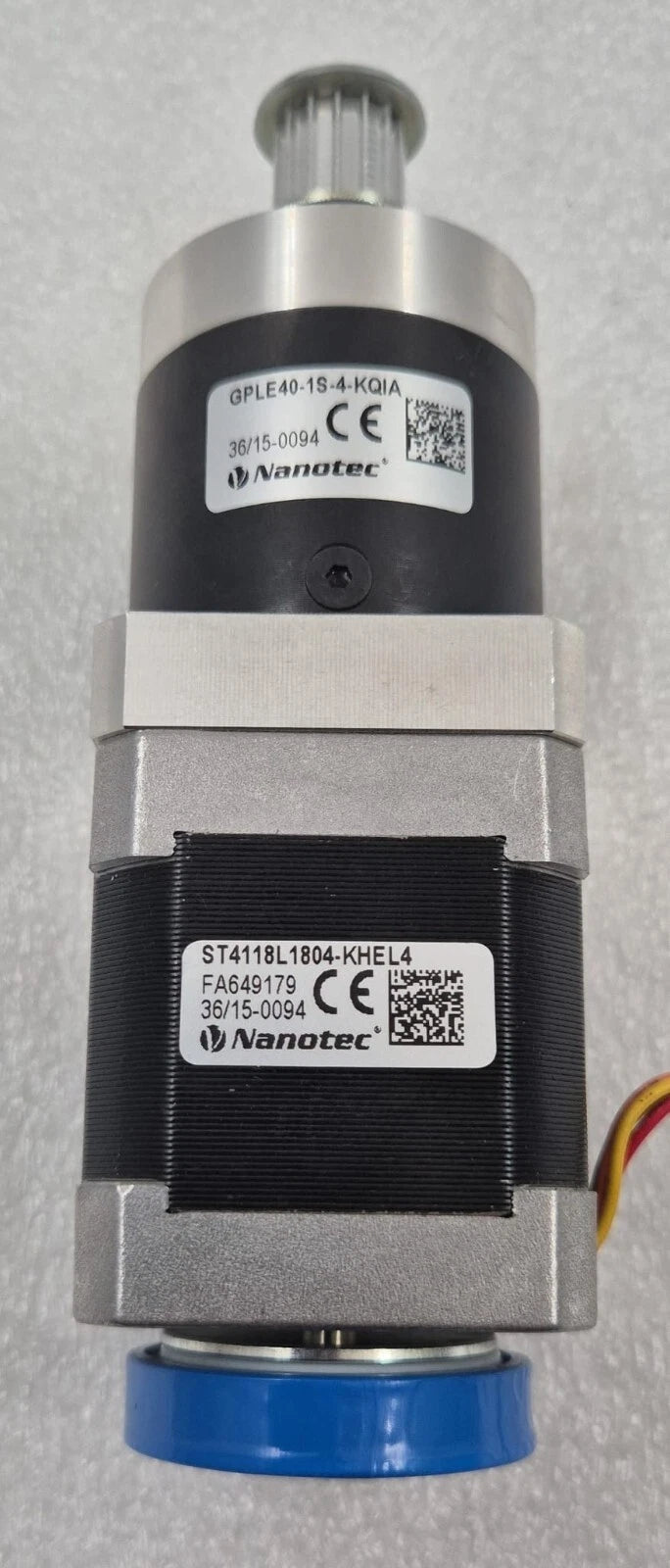 Nanotec ST4118L1804-KHEL4 Stepper Motor W/ GPLE40-1S-4-KQIA Planetary Gear