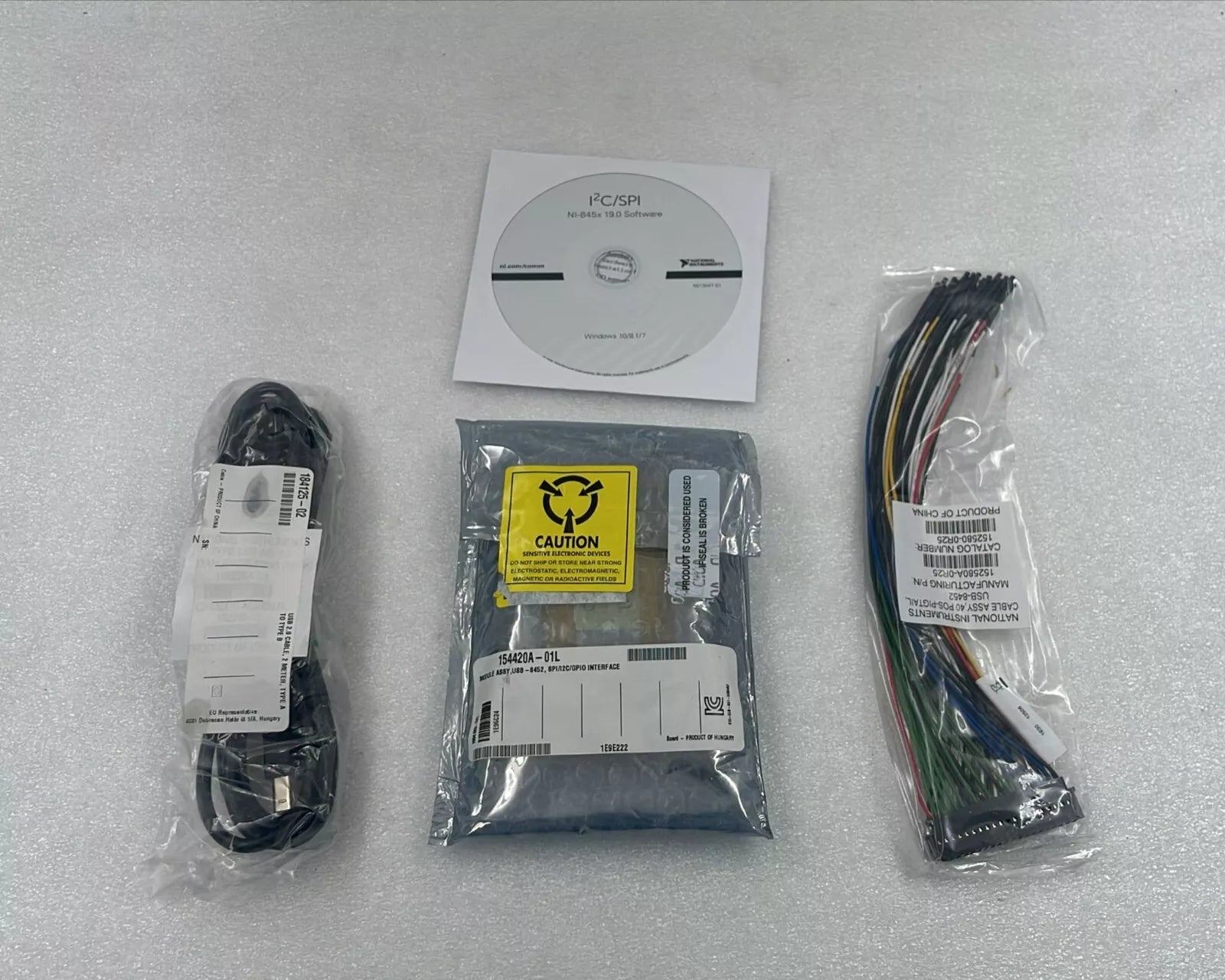 National Instruments NI USB-8452 Module SPI/I2C/GPIO Interface **AS IS