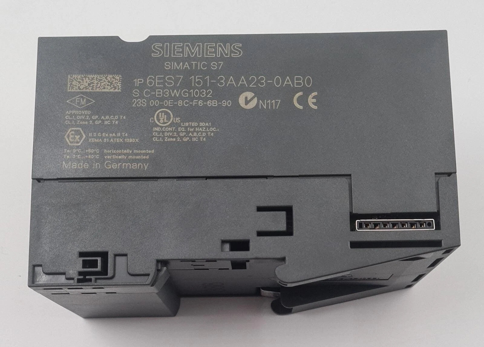SIEMENS SIMATIC S7 6ES7 151-3AA23-0AB0 INTERFACE MODULE ET 200S IM151-3 W/ MMC