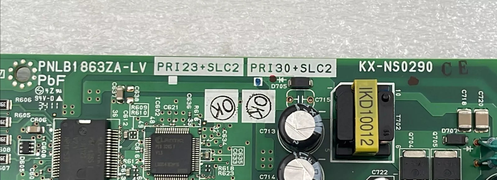 Panasonic KX-NS0290 PRI module PRI30 + SLC2 EXPANSION CARD for KX-NS1000