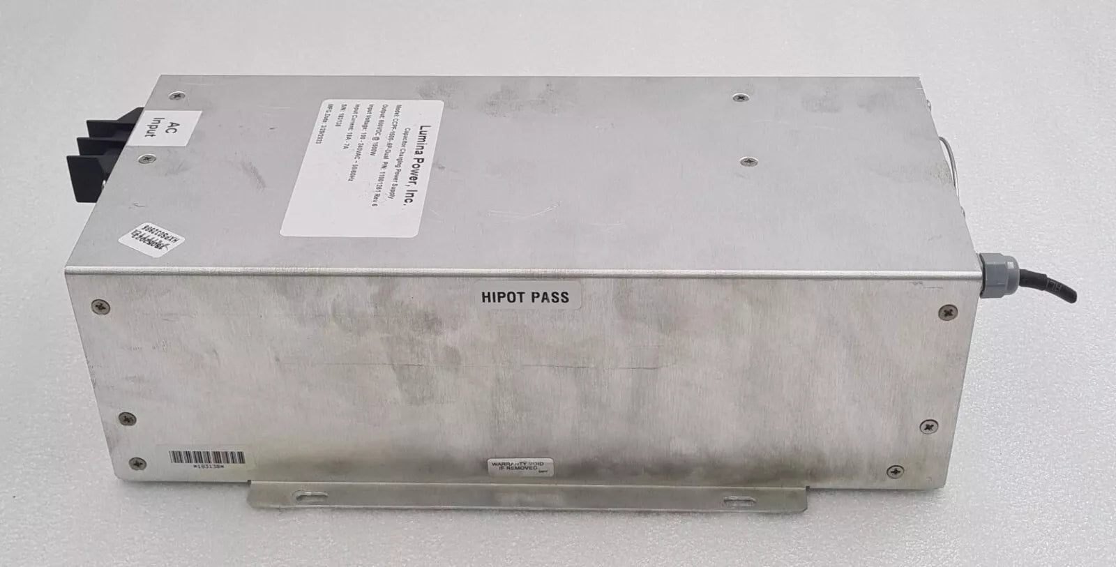 Lumina CCPF-1500-.6P 11001261 Capacitor Charging Power Supply 600V 1500W *AS-IS*