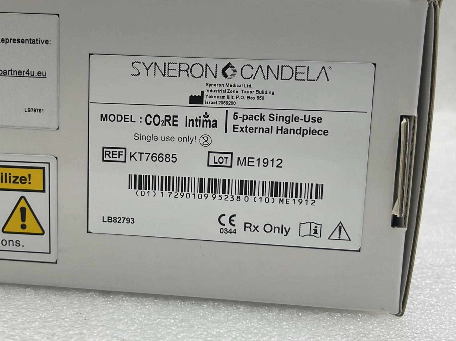 5 PACK- Syneron Candela CO2RE Intima External Handpiece KT76685 Tip AS90245